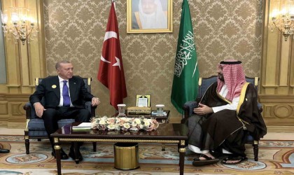 Cumhurbaşkanı Erdoğan, Suudi Arabistan Veliaht Prensi Muhammed Bin Selman ile görüştü