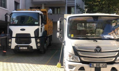 Dumlupınar Mahallesindeki çöp ev temizlendi