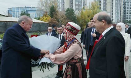 Erdoğan: Türkiye-Kırgızistan kardeşliğini ve iş birliği ruhunu geleceğe taşımak üzere kararlı adımlar atıyoruz”