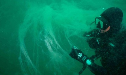 Güney Marmarada müsilaj yayılıyor, yüzeye 5 metre kaldı...Balıkçılar zor durumda