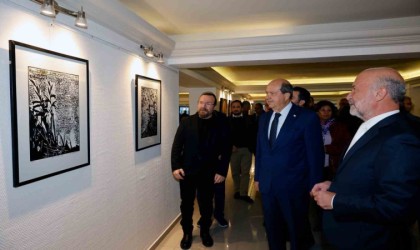 “Güzel Sanatlar Ekim Sergisi” Cumhurbaşkanı Tatar tarafından açıldı