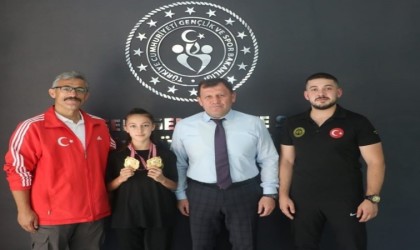 Kayserili sporcu Yıldızlar Balkan Şampiyonu oldu