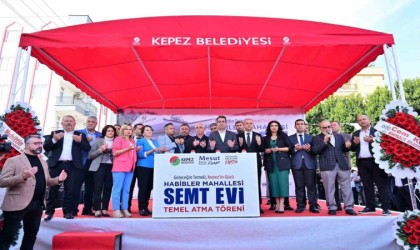 Kepeze 38 projenin ikincisinin de temeli atıldı