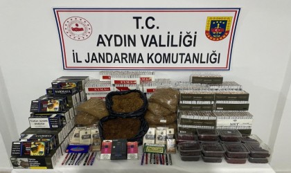 Kuşadasında 15 bin makaron ele geçirildi