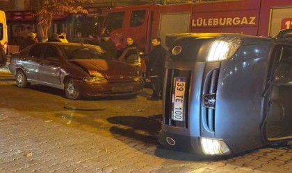 Lüleburgazda trafik kazası: 1 yaralı