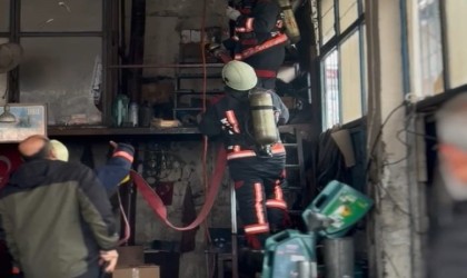 Malatyada işyeri yangını