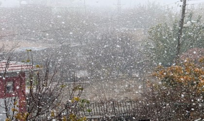 Mardinde mevsimin ilk karı yağdı