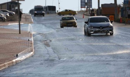 Meramda rötar fıskiye sistemi kışa hazır