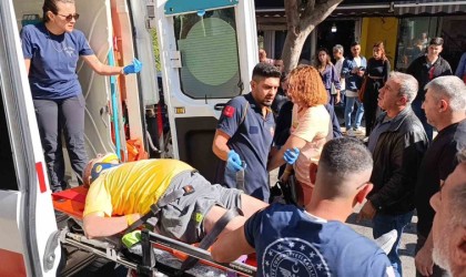 Otomobilin yaya geçidinde çarptığı turist yaralandı, eşi ayakta durmakta zorlandı