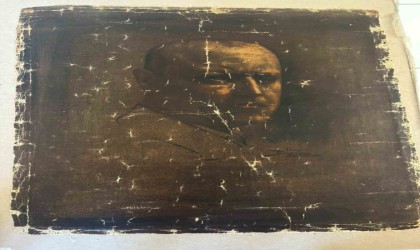 Ressam Lazar Binenbauma ait Benito Mussolini tablosu Türkiyede satışa çıktı