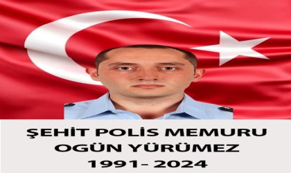 Şehit polis Ogün Yürümezin cenazesi Adli Tıp Kurumundan alındı