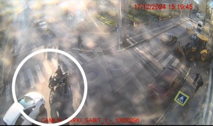 19 yaşındaki motosikletli gencin hayatını kaybettiği kazanın görüntüsü ortaya çıktı