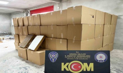 6 milyon 490 bin doldurulmuş tek dal sigara ele geçirildi