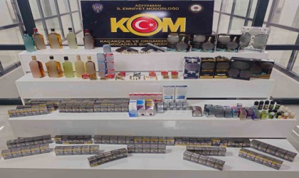 Adıyamanda kaçak alkol operasyonu: 1 gözaltı