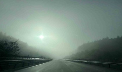 Afyonkarahisarda sisli hava etkili oldu