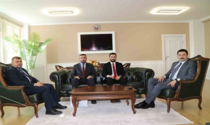 Ağrı İl Müftüsü Şafaktan, Kaymakam Karaliye ziyaret