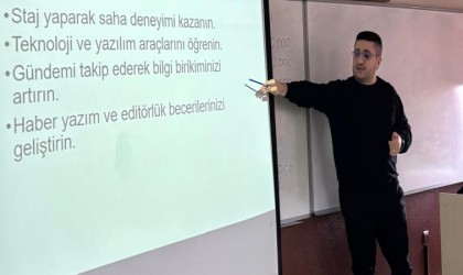 Ajans haberciliğinin perde arkası BEUN Meslek Yüksekokulunda anlatıldı