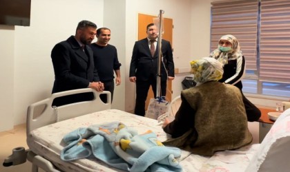 AK Parti Ağrı İl Başkanı İlhami Yıldızdan hastane ziyareti