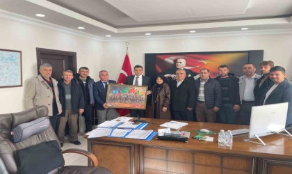 AK Partiden Beylikova Kaymakamı Şanala hayırlı olsun ziyareti