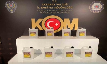 Aksarayda sahte alkol ve kaçak cinsel ürün operasyonu