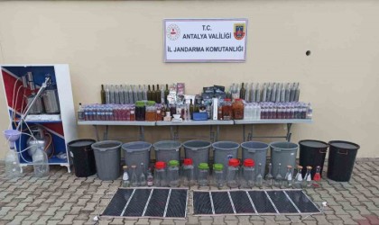 Alanyada sahte alkol operasyonu