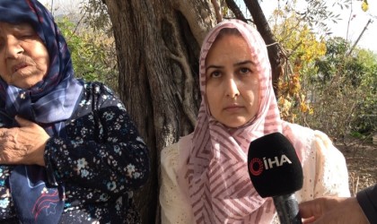 Alanyada yaşlı kadın alevlerden son anda kurtuldu