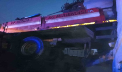 Ankarada freni patlayan sondaj aracı eve girdi: 1 yaralı