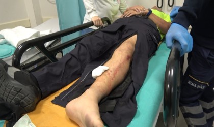 Antalyada dur ihtarına uymayan 16 yaşındaki çocuk motosikletle polise çarptı