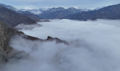 Artvinde bulutların dansı