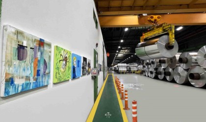 Assan Alüminyum genç sanatçıların eserlerini üretim tesislerine taşıdı