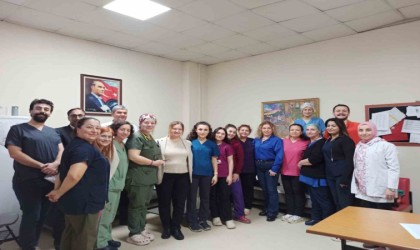 Aydın Devlet Hastanesinde anestezi teknisyenleri ve teknikerleri unutulmadı