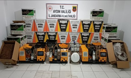 Aydında 1 milyon TL değerinde kaçak tütün ele geçirildi