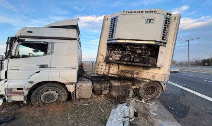 Babaeskide direksiyonda kalp krizi geçiren tır şoförü öldü
