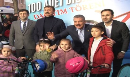 Bahçelievler Belediyesi, çekilişle 100 adet bisiklet hediye etti