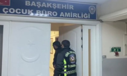 Başakşehirde drift atan çocuk yürekleri ağza getirdi