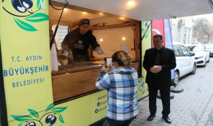 Başkan Çerçioğlundan Yenipazarlılara iç ısıtan ikram