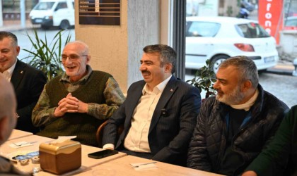 Başkan Yılmaz, komşu ziyaretinde