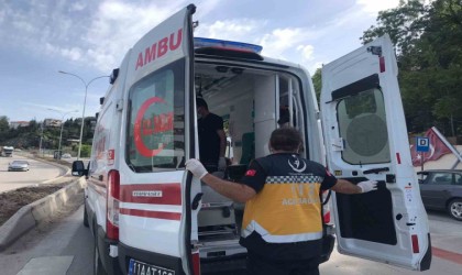 Bilecikte otomobil ile motosiklet çarpıştı: 1 yaralı