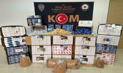 Bingölde 197 bin makaron ele geçirildi