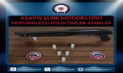 Bingölde 2 adet tüfek ele geçirildi