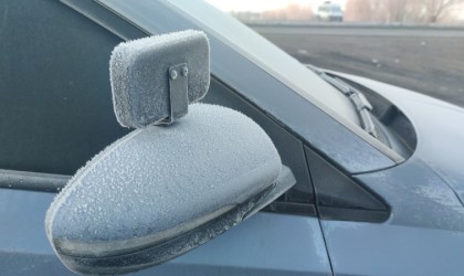 Bingölde kırağı, sis ve buzlanma etkili oldu