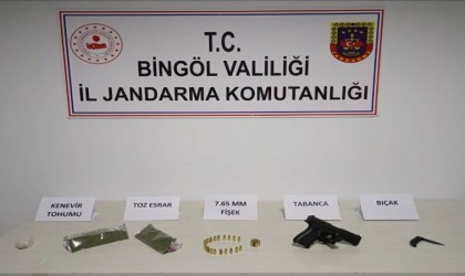 Bingölde uyuşturucu ve ruhsatsız silah operasyonları