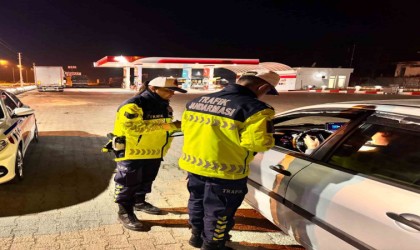 Bolvadinde jandarmadan trafik denetimi