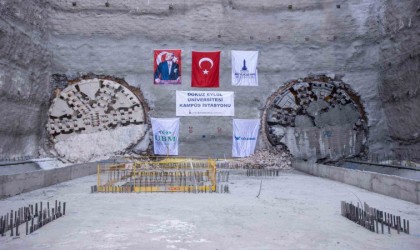 Buca Metrosunda tünel kazıları dört koldan sürüyor