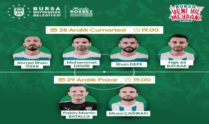 Bursa Yeni Yıl Meydanında Bursaspor imza günü yapacak