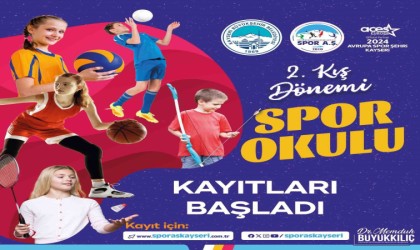 Büyükşehirin kış dönemi spor okulları kayıtları başladı