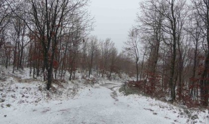 Çanakkalenin yüksekleri beyaza büründü