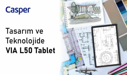 Casperdan tasarımcılara ve mimarlara kolaylık sağlayan tablet