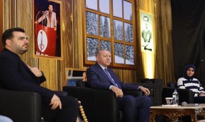 Cumhurbaşkanı Erdoğan Erzurumda gençlerle buluştu