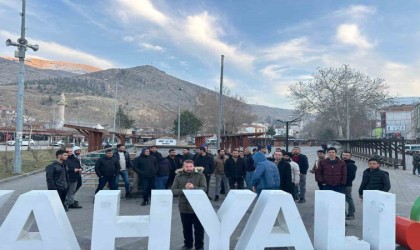 Dedeman Madencilik işçilerinden maaş eylemi